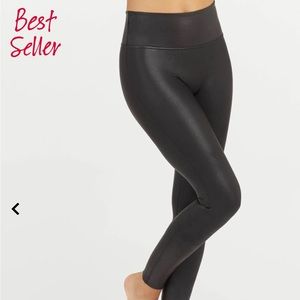 SPANX Faux Leather Leggings